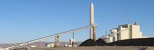 Coal power plant with feeder Babcock Wilcox