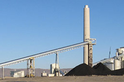 Coal power plant with feeder Babcock Wilcox