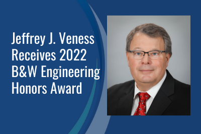 Professional headshot of Engineering Honors Award Winner Jeffrey Veness