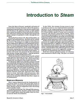 Steam Index Appendices